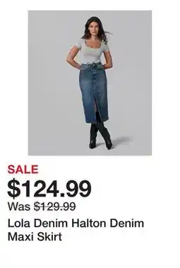 TSC Stores Lola Denim Halton Denim Maxi Skirt offer