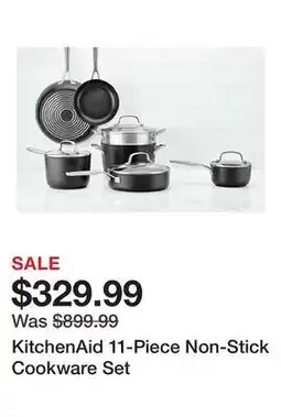 TSC Stores KitchenAid 11-Piece Non-Stick Cookware Set offer