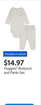 Walmart Huggies Bodysuit and Pants Set offer
