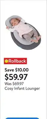 Walmart Cosy Infant Lounger offer