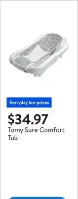 Walmart Tomy Sure Comfort Tub offer