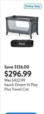 Walmart hauck Dream N Play Plus Travel Cot offer