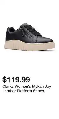 Mark's Clarks Women's Mykah Joy Leather Platform Shoes offer