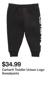 Mark's Carhartt Toddler Unisex Logo Sweatpants offer