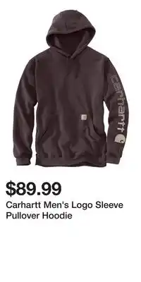 Mark's Carhartt Men's Logo Sleeve Pullover Hoodie offer