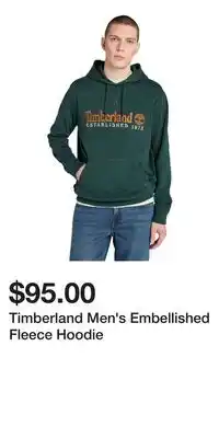 Mark's Timberland Men's Embellished Fleece Hoodie offer