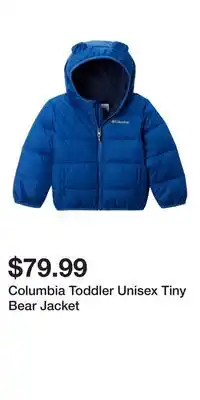 Mark's Columbia Toddler Unisex Tiny Bear Jacket offer
