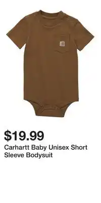 Mark's Carhartt Baby Unisex Short Sleeve Bodysuit offer