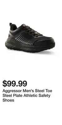 Mark's Aggressor Men's Steel Toe Steel Plate Athletic Safety Shoes offer