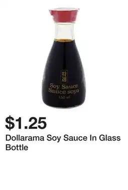 Dollarama Dollarama Soy Sauce In Glass Bottle offer