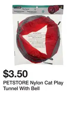Dollarama PETSTORE Nylon Cat Play Tunnel With Bell offer