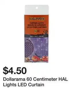 Dollarama Dollarama 60 Centimeter HAL Lights LED Curtain offer