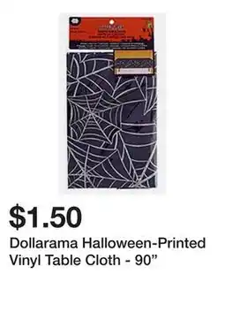 Dollarama Dollarama Halloween-Printed Vinyl Table Cloth - 90 offer