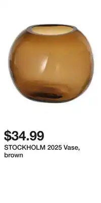 IKEA STOCKHOLM 2025 Vase, brown offer