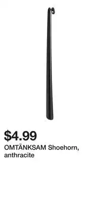 IKEA OMTÄNKSAM Shoehorn, anthracite offer