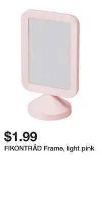 IKEA FIKONTRÄD Frame, light pink offer