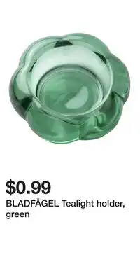 IKEA BLADFÅGEL Tealight holder, green offer