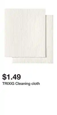 IKEA TRIXIG Cleaning cloth offer