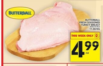 Food Basics Butterball Fresh Seasoned Turkey Breast offer