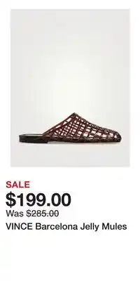Holt Renfrew VINCE Barcelona Jelly Mules offer