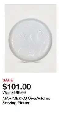 Holt Renfrew MARIMEKKO Oiva/Vildmo Serving Platter offer