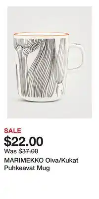 Holt Renfrew MARIMEKKO Oiva/Kukat Puhkeavat Mug offer