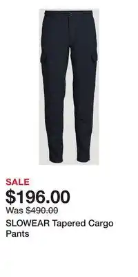 Holt Renfrew SLOWEAR Tapered Cargo Pants offer
