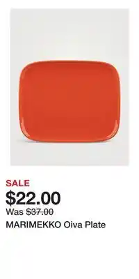 Holt Renfrew MARIMEKKO Oiva Plate offer