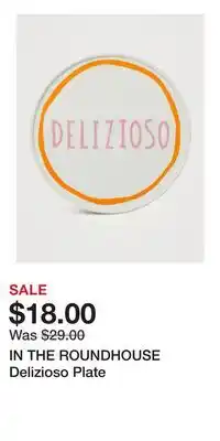 Holt Renfrew IN THE ROUNDHOUSE Delizioso Plate offer