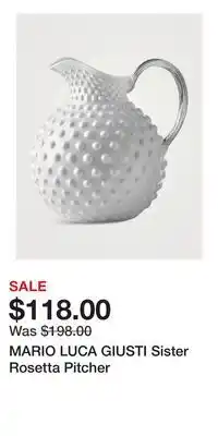 Holt Renfrew MARIO LUCA GIUSTI Sister Rosetta Pitcher offer