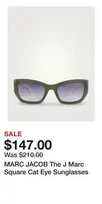 Holt Renfrew MARC JACOB The J Marc Square Cat Eye Sunglasses offer