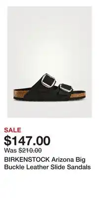 Holt Renfrew BIRKENSTOCK Arizona Big Buckle Leather Slide Sandals offer