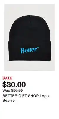 Holt Renfrew BETTER GIFT SHOP Logo Beanie offer
