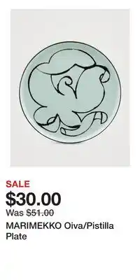 Holt Renfrew MARIMEKKO Oiva/Pistilla Plate offer