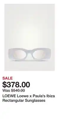 Holt Renfrew LOEWE Loewe x Paula's Ibiza Rectangular Sunglasses offer