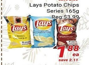Nations Fresh Foods Lays Potato Chips Series offer