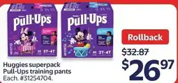 Walmart Huggies superpack Pull-Ups training pants offer
