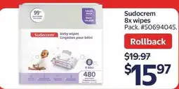 Walmart Sudocrem 8x wipes offer