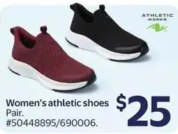 Walmart Athletic works women's athletic shoes offer