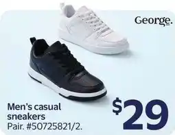 Walmart George. Men's casual sneakers offer