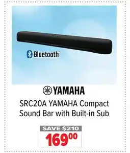 2001 Audio Video SRC20A YAMAHA Compact Sound Bar with Built-in Sub offer