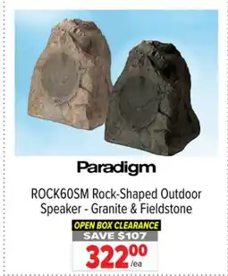 2001 Audio Video ROCK60SM Rock-Shaped Outdoor Speaker-Granite & Fieldstone offer