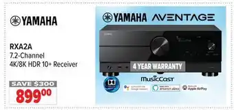2001 Audio Video YAMAHA RXA2A 7.2-Channel 4K/8K HDR 10+ Receiver offer