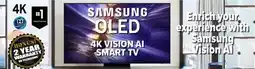 2001 Audio Video SAMSUNG 55 OLED 4k VISION AI SMART TV offer