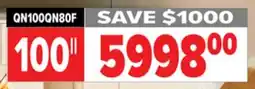 2001 Audio Video QN100QN80F Samsung 100 NEO QLED 4K TIZEN OS TV offer