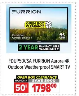 2001 Audio Video FDUP50CSA FURRION Aurora 4K Outdoor Weatherproof SMART TV 50 offer