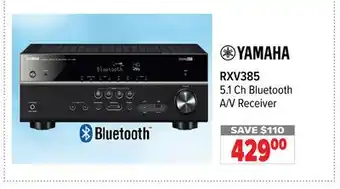 2001 Audio Video RXV385 YAMAHA 5.1 Ch Bluetooth A/V Receiver offer