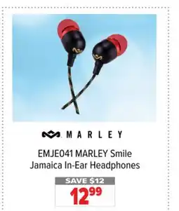 2001 Audio Video EMJE041 MARLEY Smile Jamaica In-Ear Headphones offer