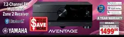 2001 Audio Video RXA4A YAMAHA 7.2-Channel 8K MusicCast Zone 2 Receiver offer