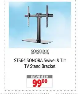 2001 Audio Video SONORA Swivel & Tilt TV Stand Bracket offer